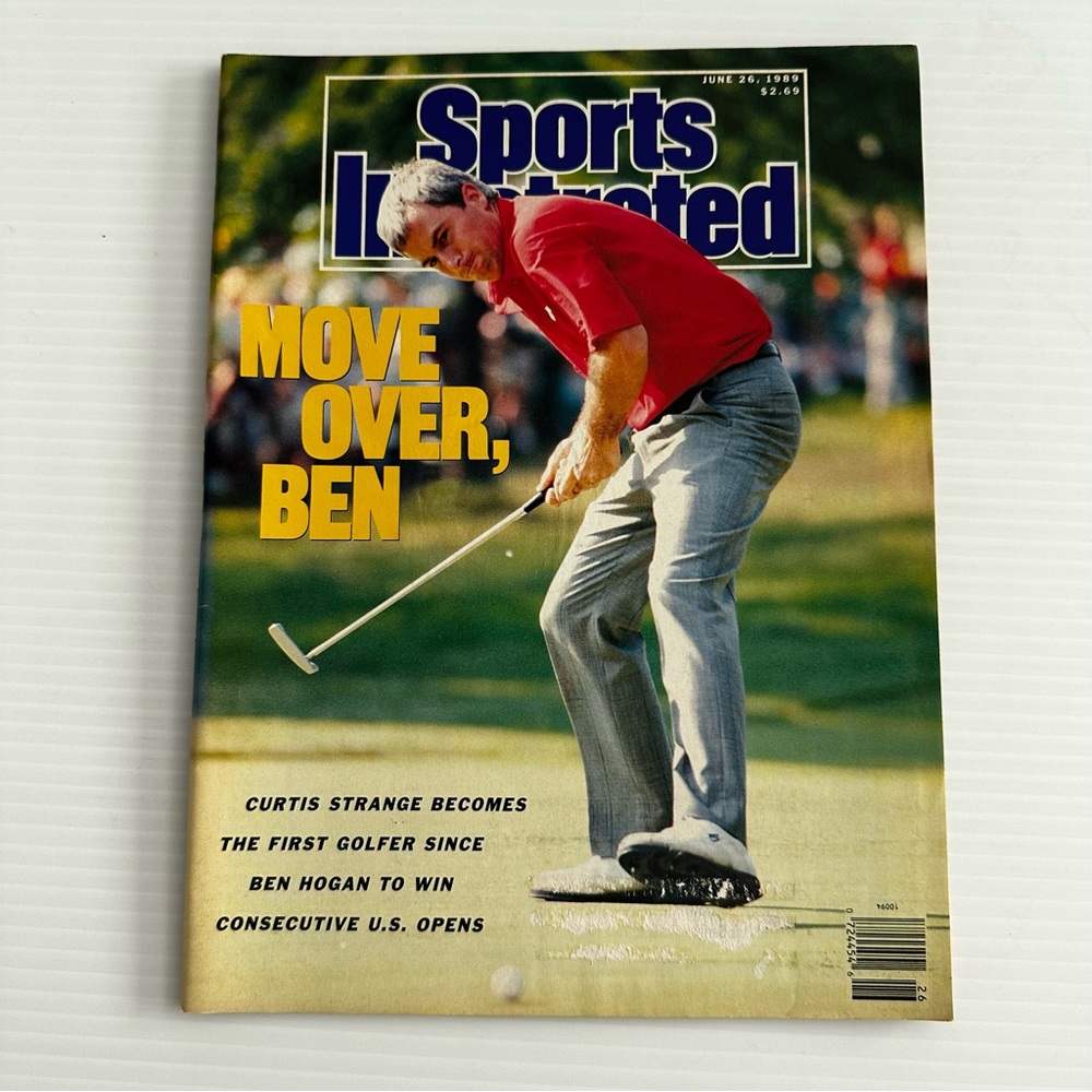 Curtis Strange Wins U.S. Open Sports Illustrated Magazine June 26, 1989